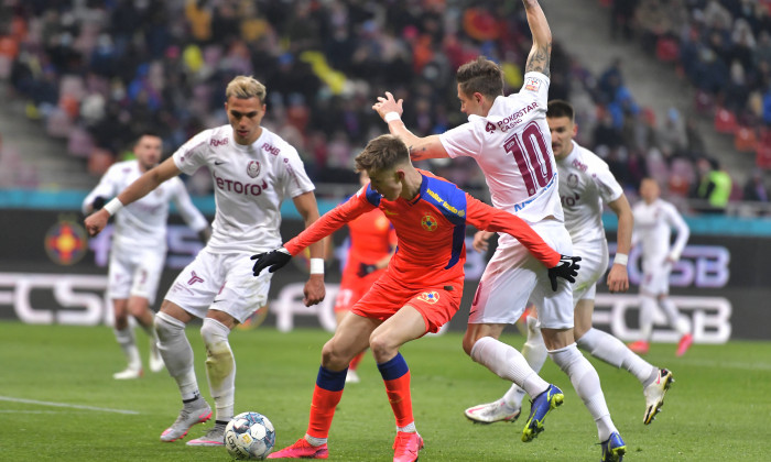 FOTBAL:FCSB-CFR CLUJ, LIGA 1 CASA PARIURILOR (23.01.2022)