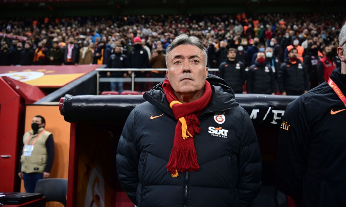 Turkish Super League football match between Galatasaray and Kayseripor at NEF stadium in Istanbul , Turkey on February 12 , 2022.