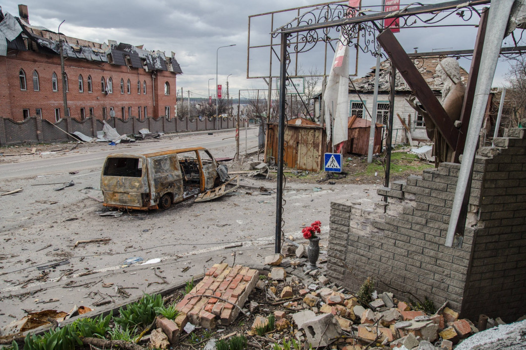 Ukraine Bucha War aftermath