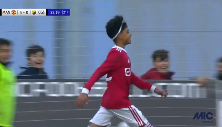 Ronaldo jr. a marcat primul său gol la turneul la care şi Rapid are două echipe. Cum credeţi că s-a bucurat?