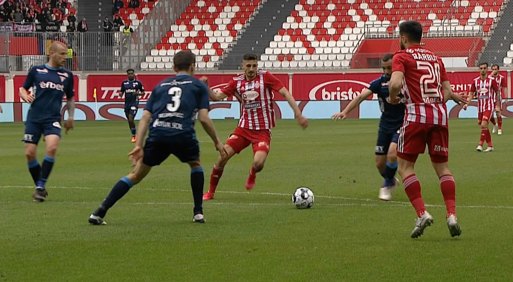 Sepsi - UTA Arad 1-0. Final nebun! Gazdele înscriu la ultima fază, după două bare, ocazii uriașe și două posibile penalty-uri