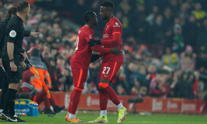 Divock Origi și Sadio Mane / Foto: Profimedia