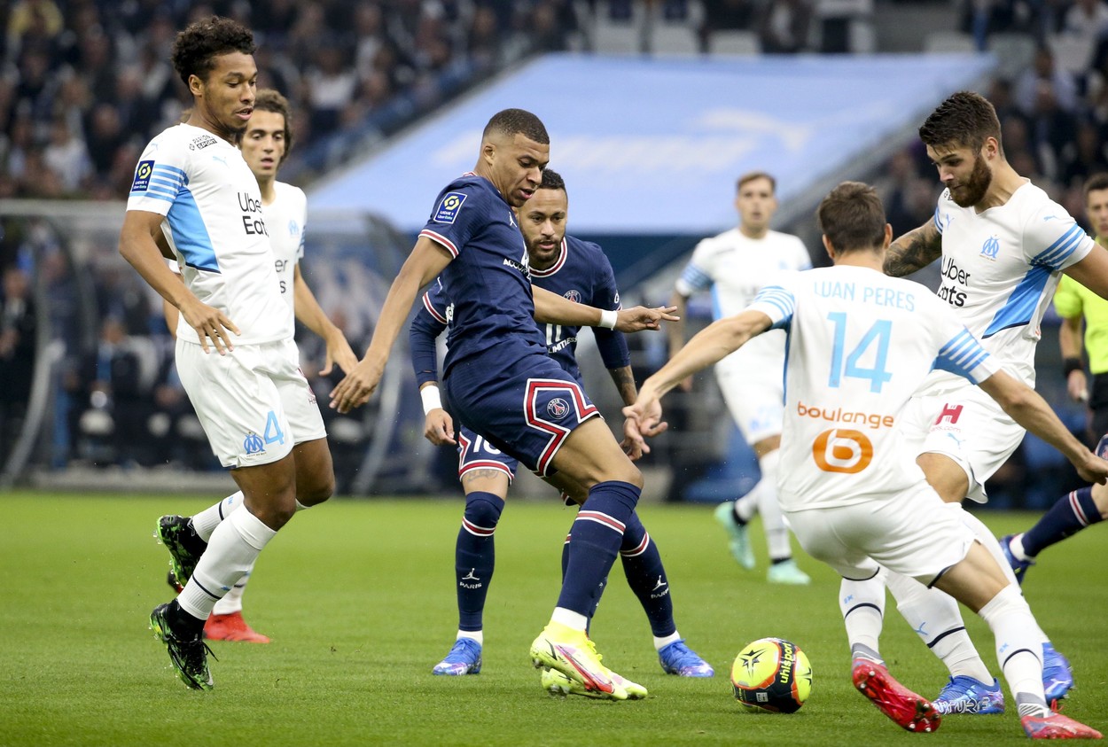 PSG - Marseille 1-0, ACUM, Digi Sport 3. Neymar deschide scorul pe Parc des Princes
