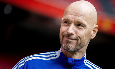 AMSTERDAM - Ajax coach Erik ten Hag during the Toto KNVB Cup Press Conference prior to the cup final against PSV at the Johan Cruijff ArenA on April 15, 2022 in Amsterdam, Netherlands. KOEN VAN WEEL