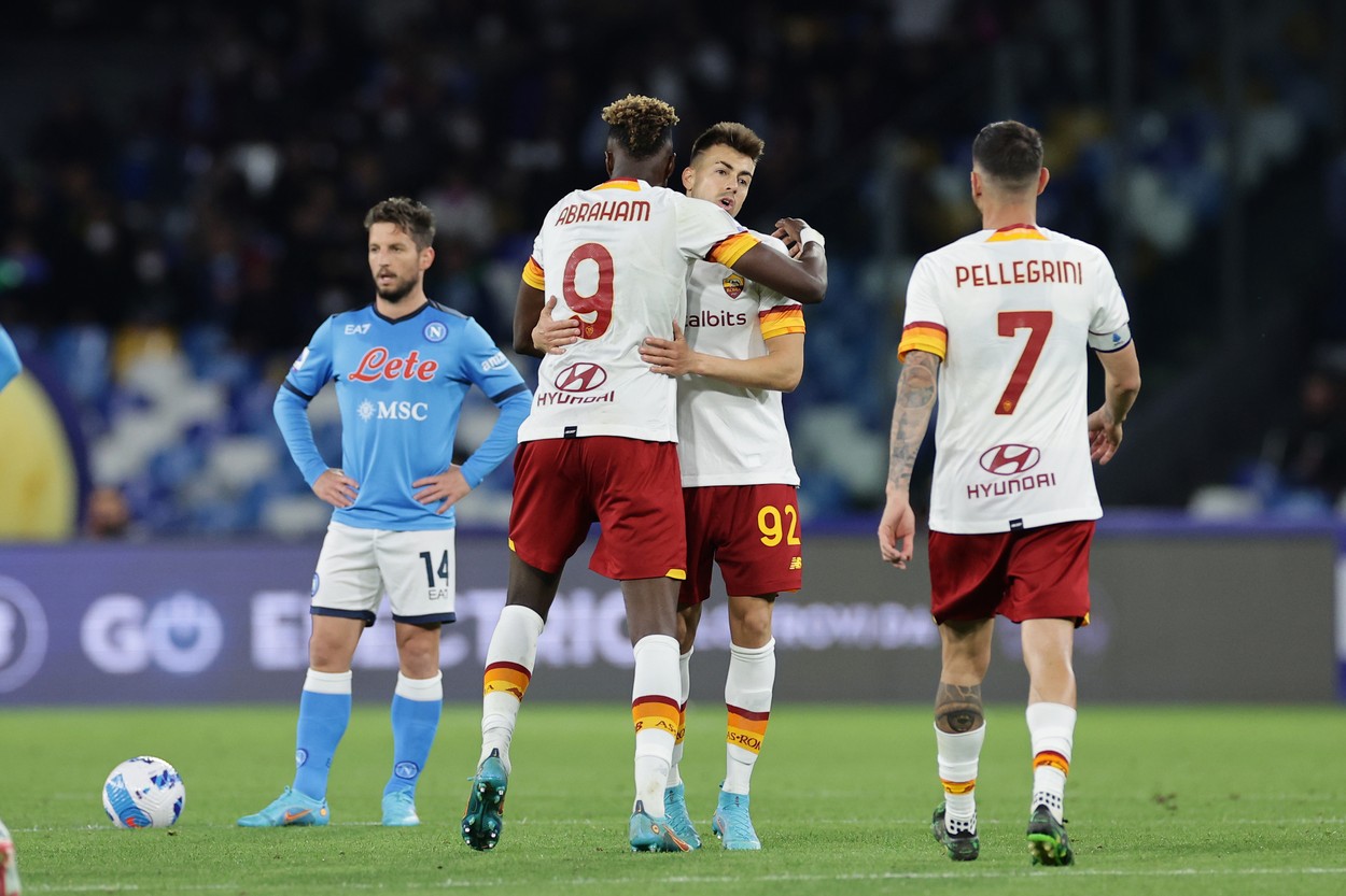 Napoli - AS Roma 1-1. Gazdele pierd puncte prețioase în prelungiri
