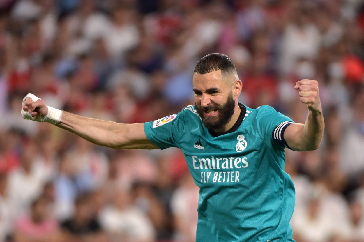 Karim Benzema continuă sezonul de vis. Recordurile stabilite după duelul Sevilla – Real Madrid 2-3