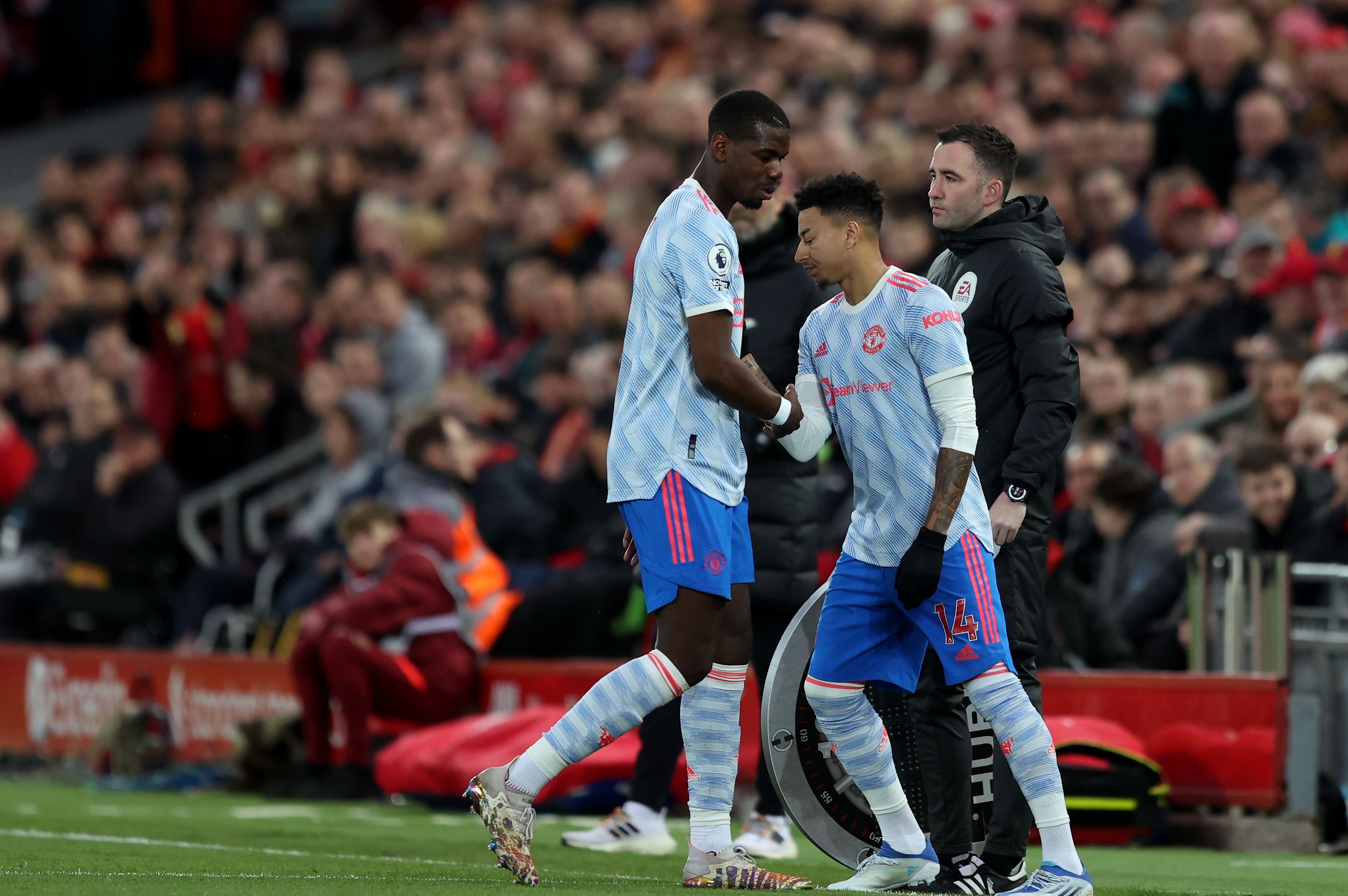 Ralf Rangnick a explicat de ce l-a înlocuit pe Paul Pogba după doar 9 minute, în meciul cu Liverpool