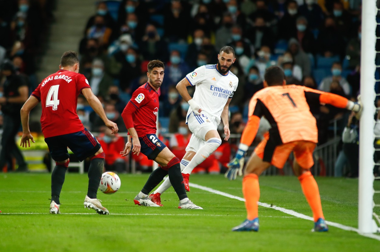 Osasuna - Real Madrid 0-0, ACUM, la Digi Sport 1. Gazdele, fără victorie "acasă" de 11 ani cu madrilenii