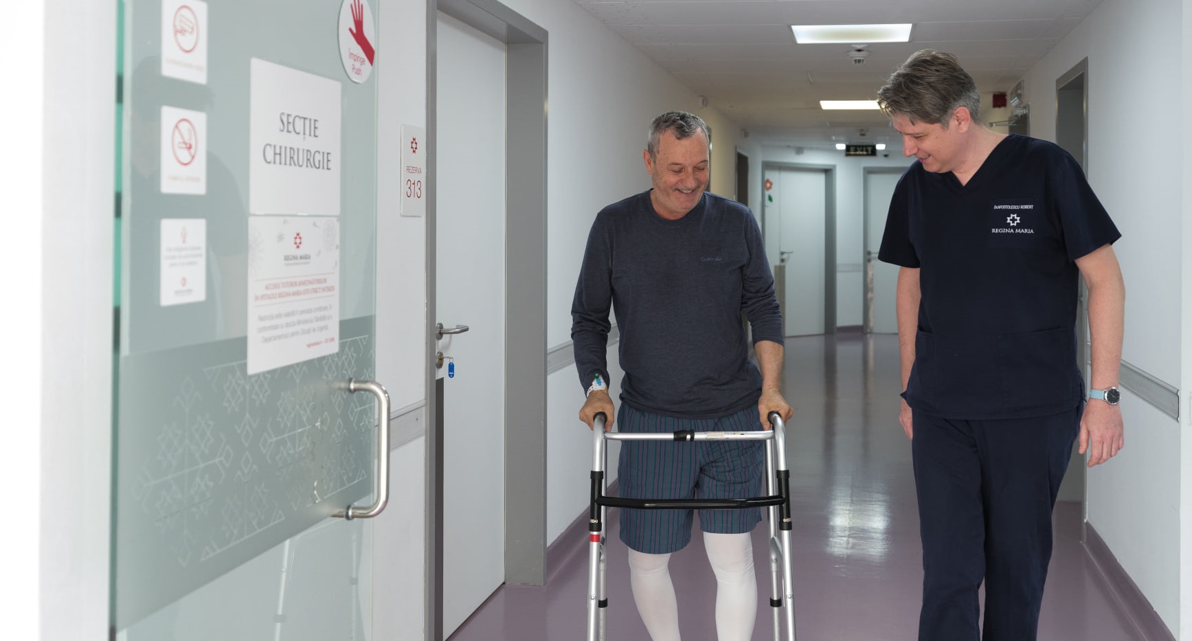 Mircea Rednic, externat din spital, după ce a fost operat la șold: ”Vă spun că sunt ca nou”