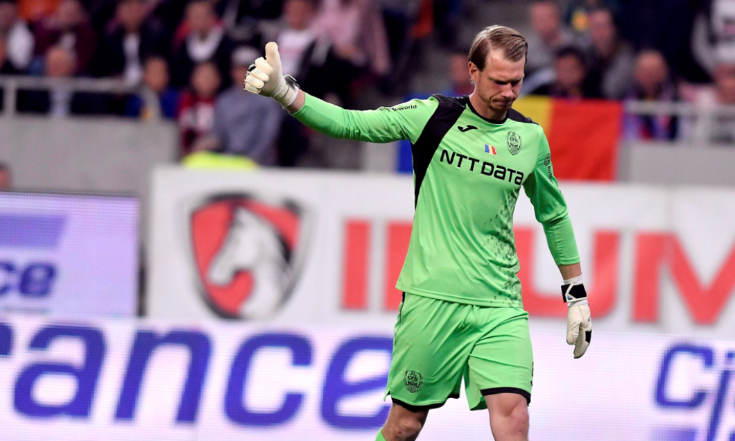 Giedrius Arlauskis, în tricoul lui CFR Cluj / Foto: Sport Pictures