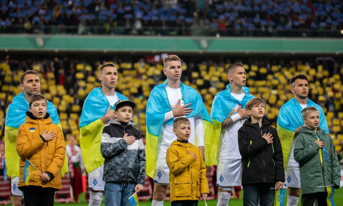 Charity Friendly Match For Peace: Legia Warszawa Vs Dynamo Kyiv in Poland - 12 Apr 2022