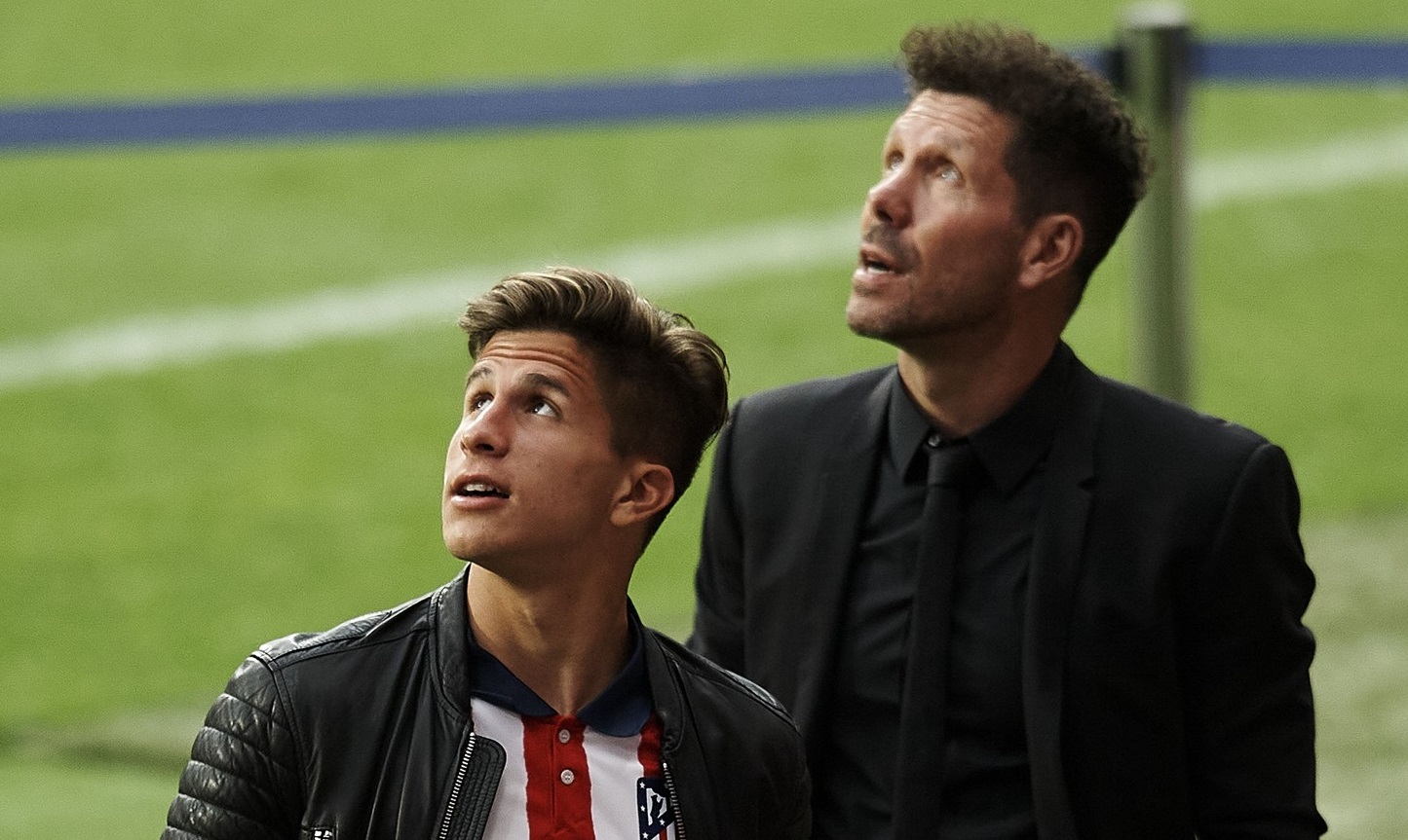 Moment special pentru Diego Simeone: Giuliano, fiul cel mic, a debutat la echipa mare a lui Atletico Madrid