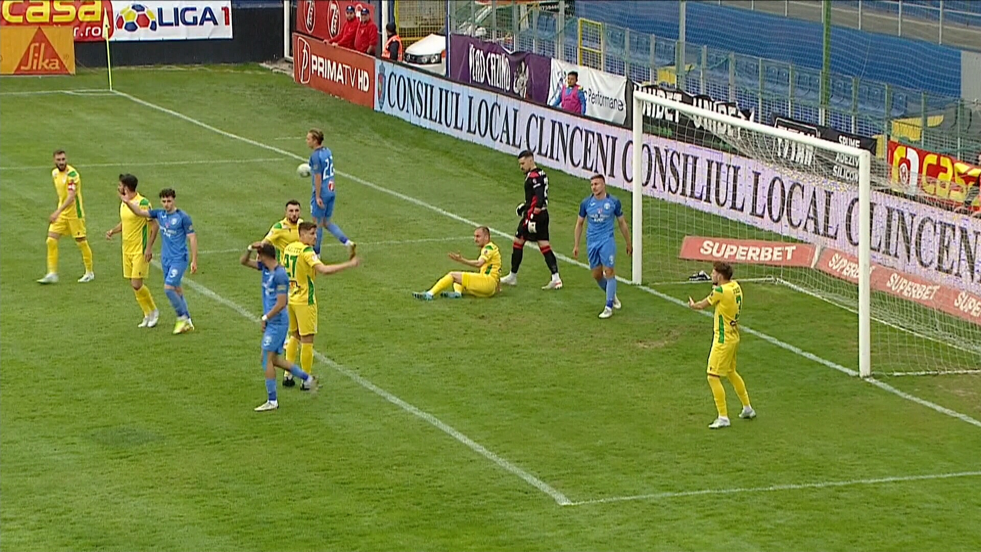 Academica Clinceni - CS Mioveni 0-0, ACUM, la Digi Sport 1. Gol anulat pentru trupa lui Pelici