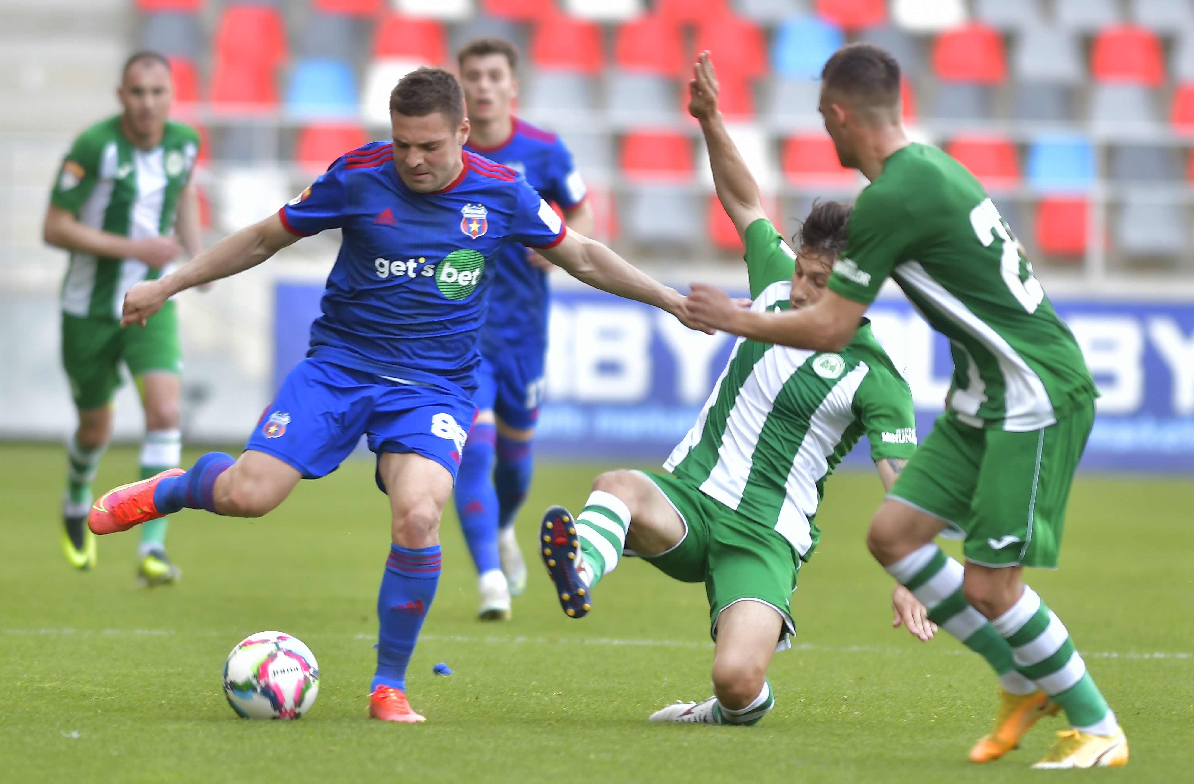 CSA Steaua – Concordia Chiajna 3-0. ”Militarii” au dominat la toate capitolele! Adi Popa, dublă