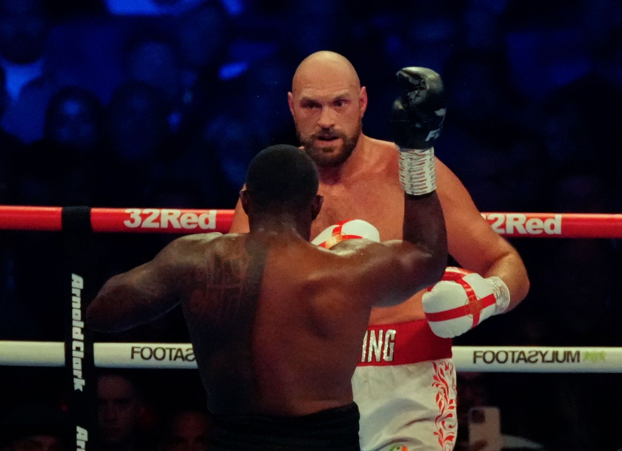 Momentul în care Tyson Fury îl face KO pe Dillian White. Pumnul de 26 de milioane de lire sterline