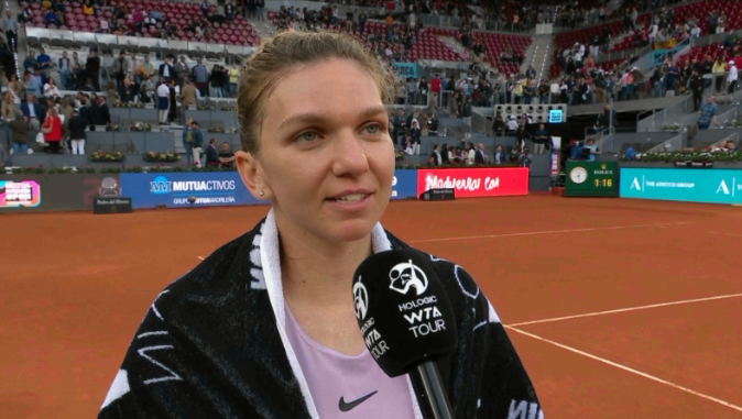 Simona Halep, prima reacție după victoria categorică din meciul cu Paula Badosa de la Madrid