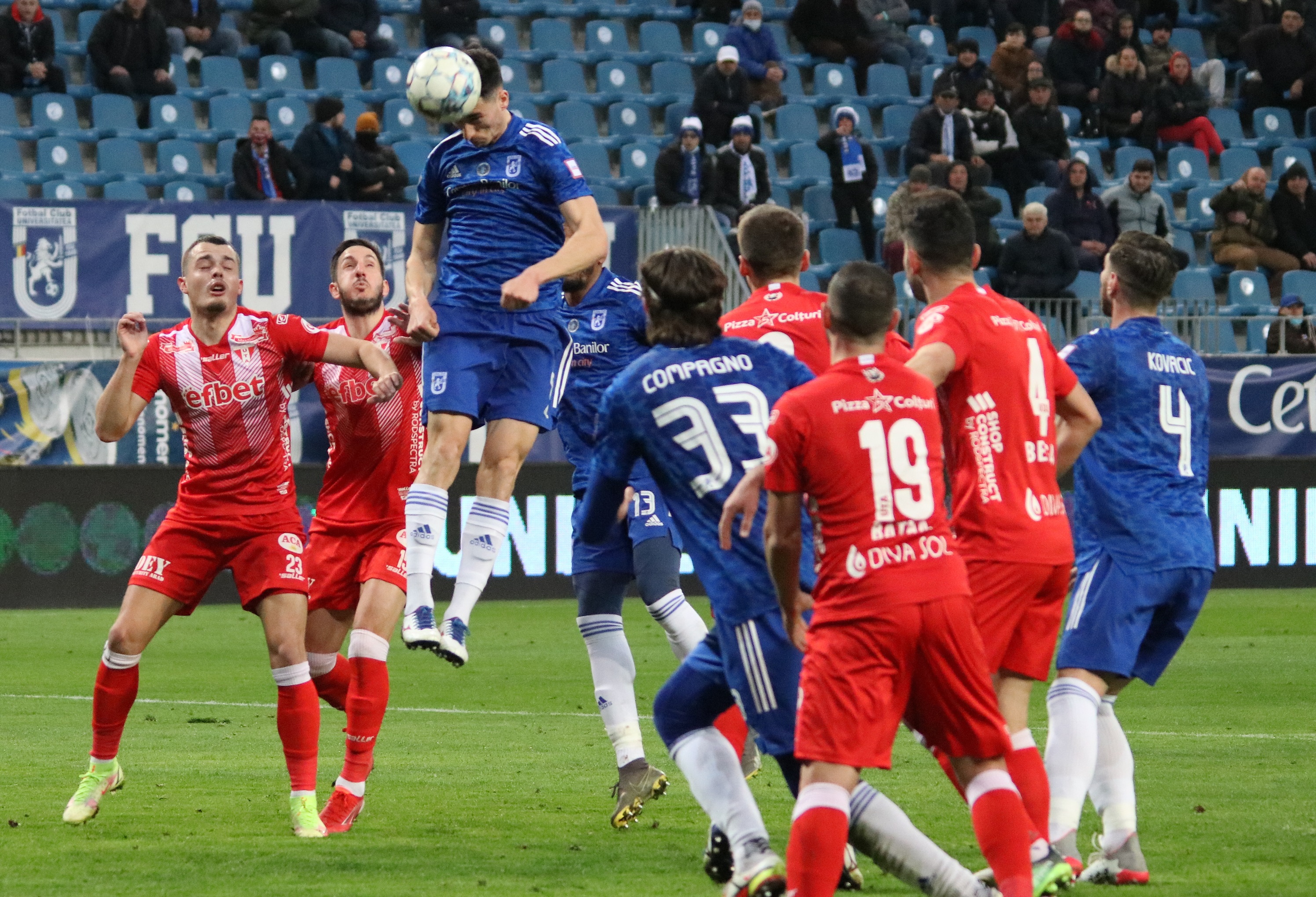 U Craiova 1948 - UTA 0-0, ACUM, Digi Sport 1. Arădenii “vânează” primele puncte în deplasare, în play-out