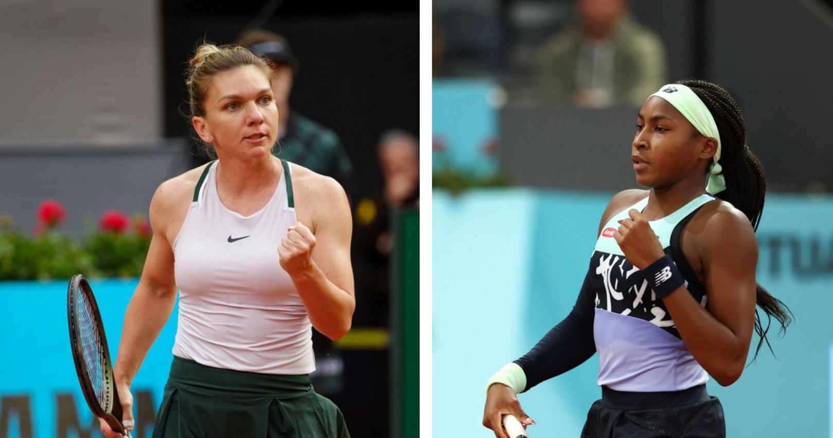 Când se joacă meciul Simona Halep – Cori Gauff, în optimile de finală ale turneului de la Madrid