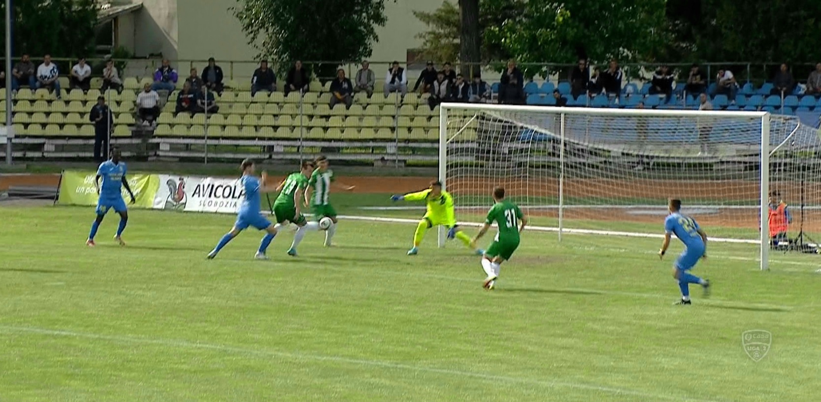 Unirea Slobozia - Concordia Chiajna 1-1. Oaspeții au marcat golul egalizator în minutul 90