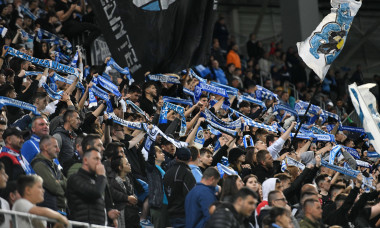 Suporterii Universității Craiova, la un meci cu FC Voluntari / Foto: Sport Pictures