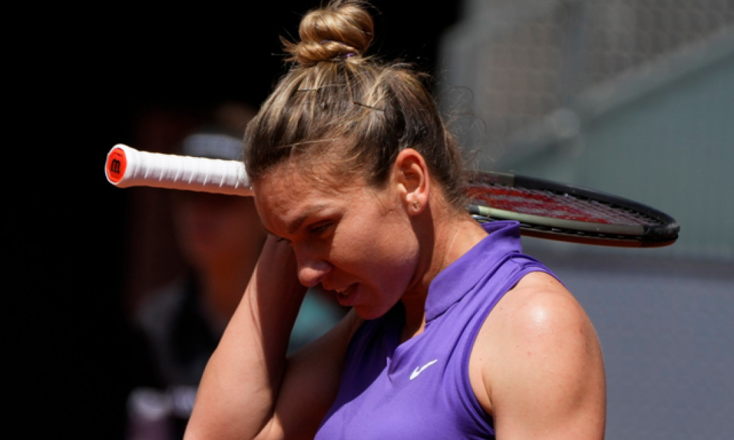 Simona Halep, în meciul cu Ons Jabeur / Foto: Profimedia