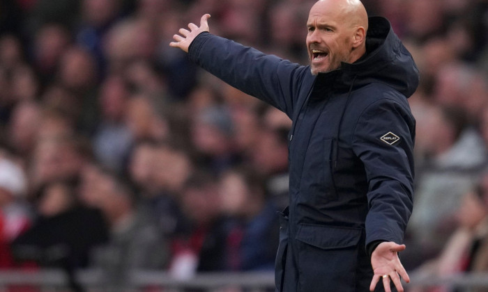 AMSTERDAM, NETHERLANDS - APRIL 30: head coach Erik ten Hag of Ajax during the Dutch Eredivisie match between Ajax and PEC Zwolle at Johan Cruijff ArenA on April 30, 2022 in Amsterdam, Netherlands (Photo by Patrick Goosen/Orange Pictures)