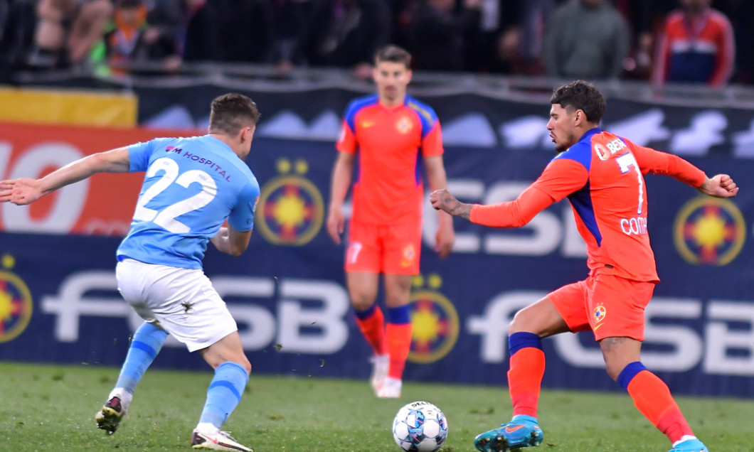 Florinel Coman și Vadim Rață, într-un meci FCSB - FC Voluntari / Foto: Sport Pictures