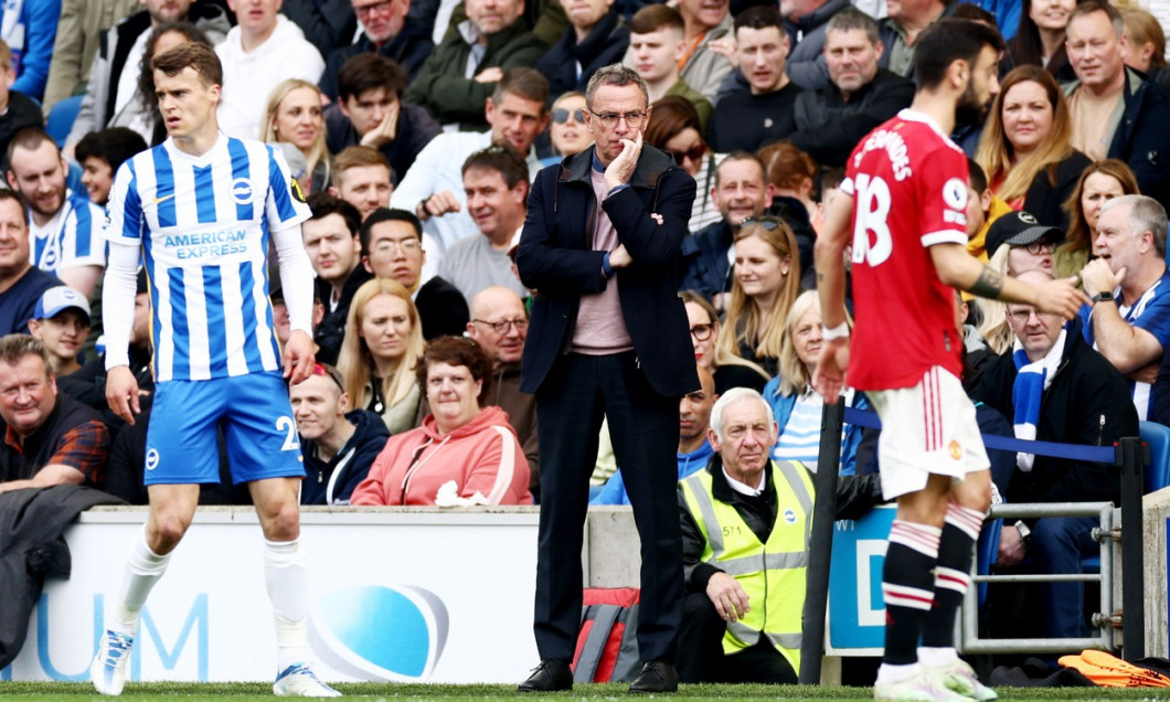 Brighton &amp; Hove Albion v Manchester United, Premier League, Football, American Express Community Stadium, Brighton, UK - 07 May 2022