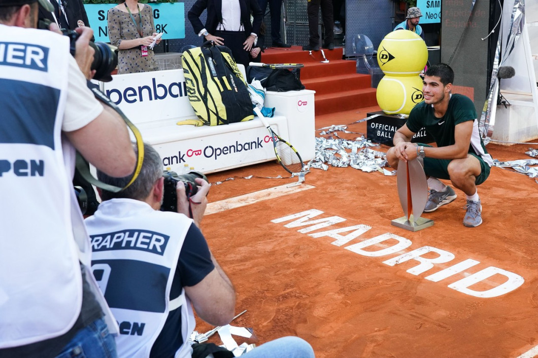 Men's Singles final Match in Madrid, Spain - 8 May 2022