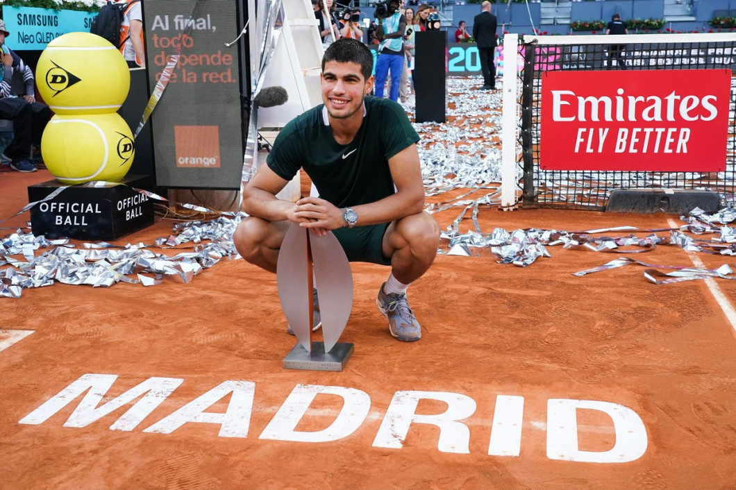 Men's Singles final Match in Madrid, Spain - 8 May 2022