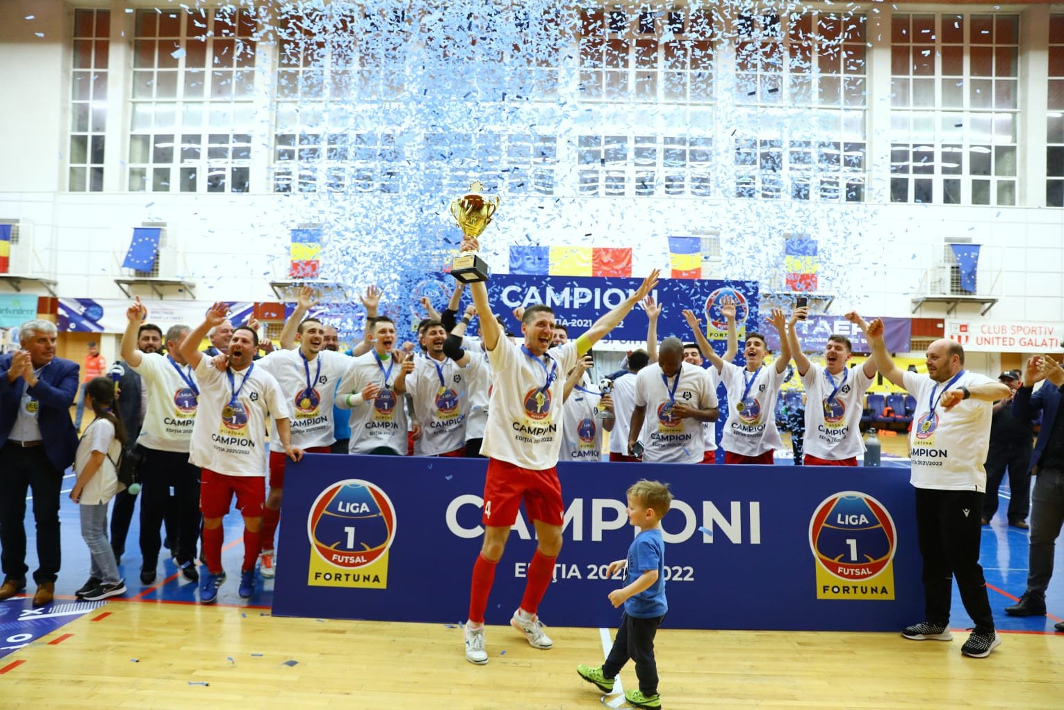 United Galați e campioana României la futsal, în premieră