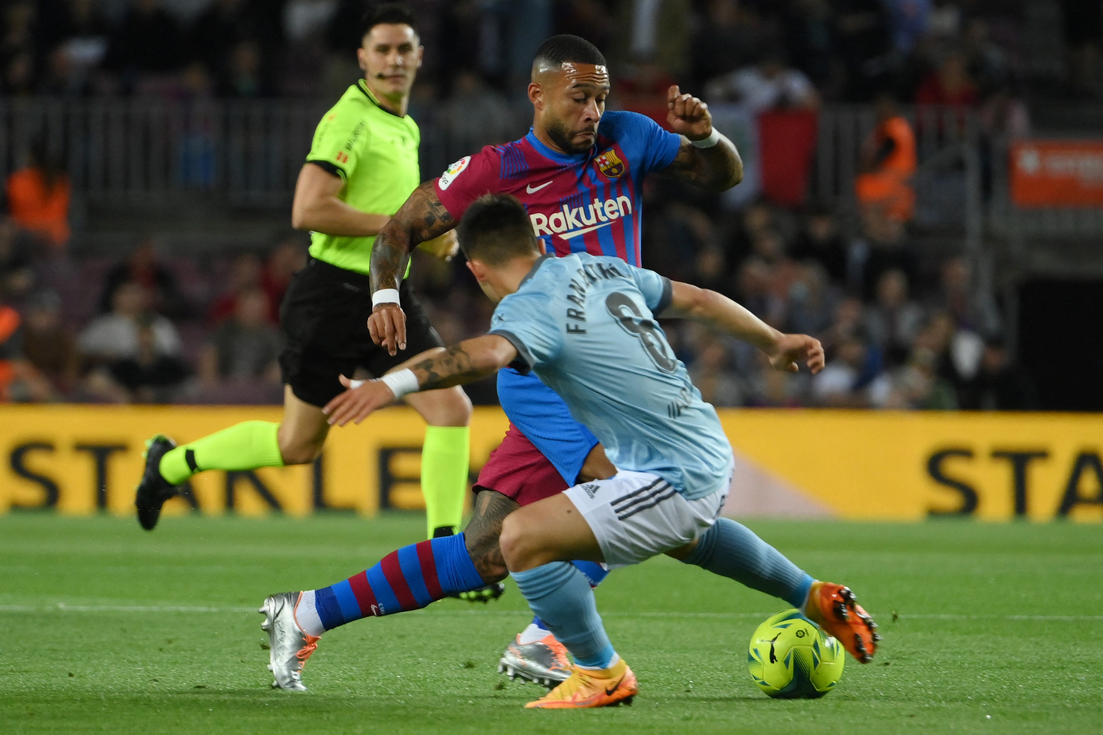 Barcelona - Celta Vigo 3-1. Aubameyang, Depay și Dembele au rezolvat partida pentru catalani