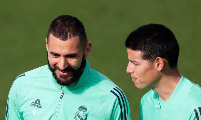 Karim Benzema și James Rodriguez / Foto: Profimedia