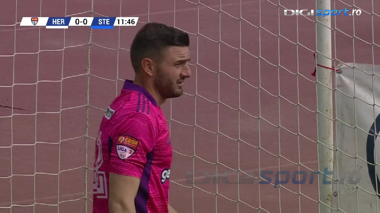 Marius Maldarasanu reacts in the football match between FCSB and FC  Hermannstadt, counting for the