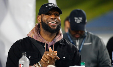 January 12, 2019 Los Angeles Lakers forward LeBron James in attendance during the NFC Divisional Round playoff game between the game between the Los Angeles Rams and the Dallas Cowboys at the Los Angeles Coliseum in Los Angeles, California. Charles Baus/C