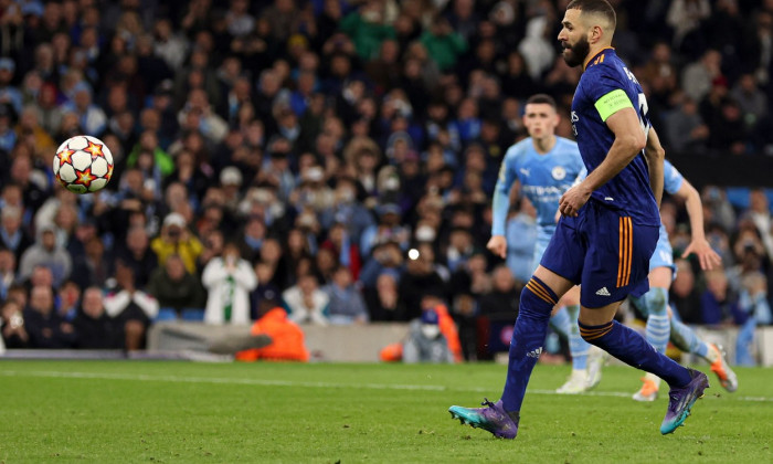 Manchester City v Real Madrid, UEFA Champions League, Semi Final, First Leg, Football, Etihad Stadium, Manchester, UK - 26 Apr 2022