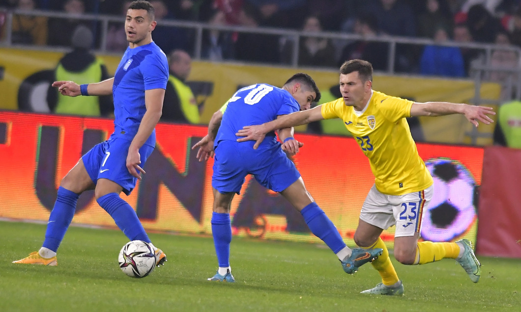 FOTBAL:ROMANIA-GRECIA, AMICAL (25.03.2022)