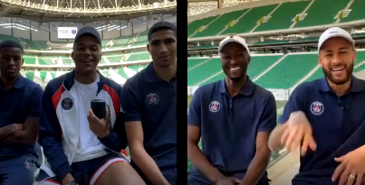 Kylian Mbappe a făcut o confuzie în direct și Neymar atât a așteptat! L-a ”taxat” și a provocat hohote de râs