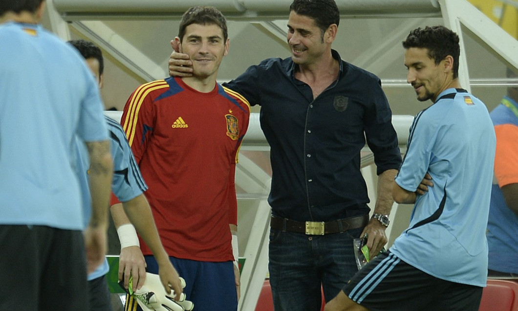 Iker Casillas și Fernando Hierro / Foto: Profimedia