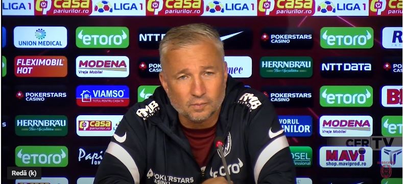 Dan Petrescu nu știe dacă va sta pe bancă la meciul cu FCSB: Sunt foarte obosit, dar și foarte bolnav