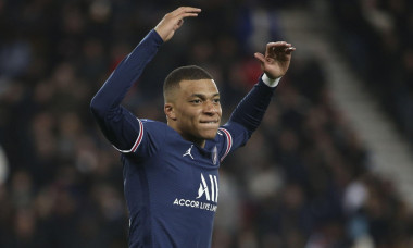 Kylian Mbappe of France celebrates his goal during the French championship Ligue 1 football match between Paris Saint-Germain (PSG) and FC Lorient on April 3, 2022 at Parc des Princes stadium in Paris, France - Photo: Jean Catuffe/DPPI/LiveMedia