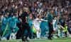 Madrid, Spain, 4th May 2022. Josep Guardiola Manager of Manchester City looks on as the Real Madrid bench react at the final whistle of the UEFA Champions League match at the Bernabeu, Madrid. Picture credit should read: Jonathan Moscrop / Sportimage