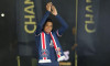 Kylian Mbappe of PSG celebrates during the Ligue 1 Trophy Ceremony following the French championship Ligue 1 football match between Paris Saint-Germain (PSG) and FC Metz on May 21, 2022 at Parc des Princes stadium in Paris, France - Photo Jean Catuffe / D