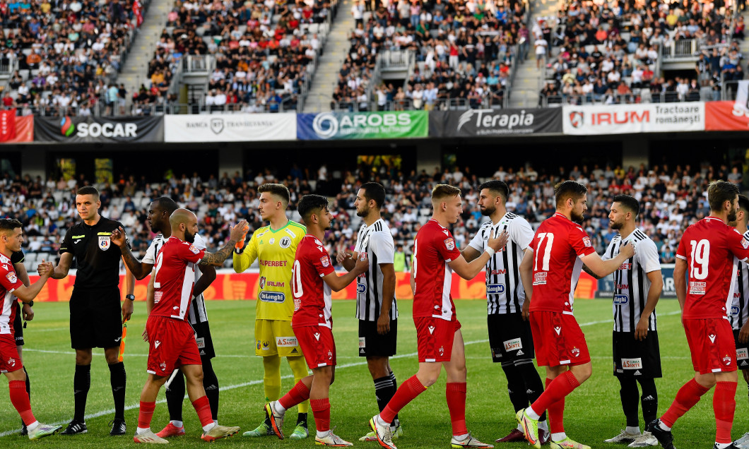 FOTBAL:UNIVERSITATEA CLUJ-DINAMO BUCURESTI, BARAJ LIGA 1 CASA PARIURILOR (21.05.2022)