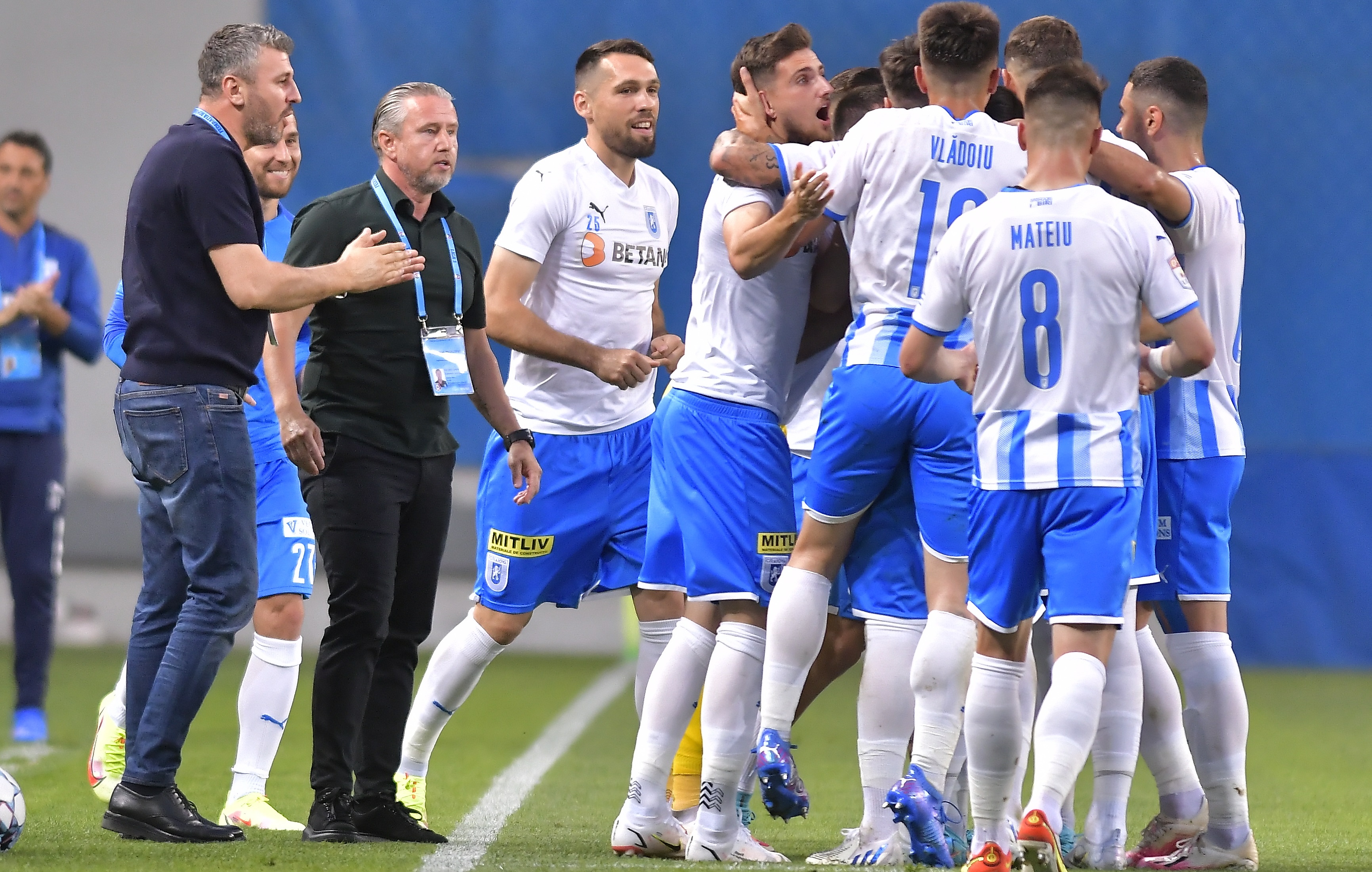 Universitatea Craiova - FC Botoșani 2-0. Oltenii lui Reghecampf merg în preliminariile Conference League