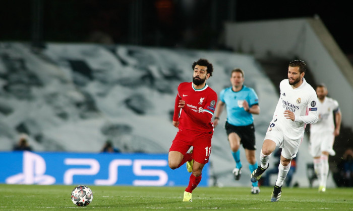 Real Madrid v Liverpool, UEFA Champions League Quarter-final, Football, Estadio Alfredo Di Stefano, Madrid, Spain - 06 Apr 2021