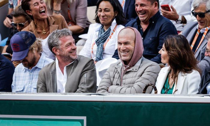 Les célébrités en tribune lors des internationaux de France Roland Garros ŕ Paris