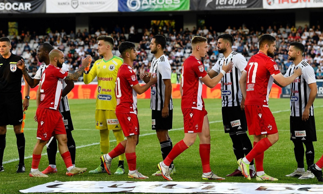 FOTBAL:UNIVERSITATEA CLUJ-DINAMO BUCURESTI, BARAJ LIGA 1 CASA PARIURILOR (21.05.2022)