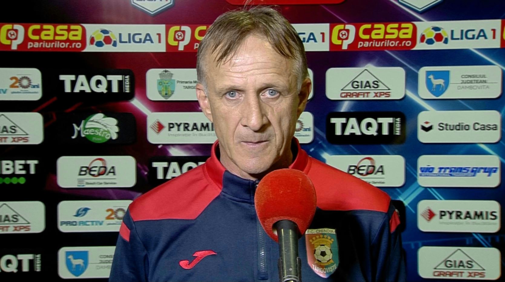 Emil Săndoi, bucuros, dar și nervos, după ce Chindia a rămas în Liga 1: ”Ăsta e adevărul”