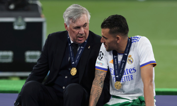 Carlo Ancelotti și Dani Ceballos / Foto: Profimedia